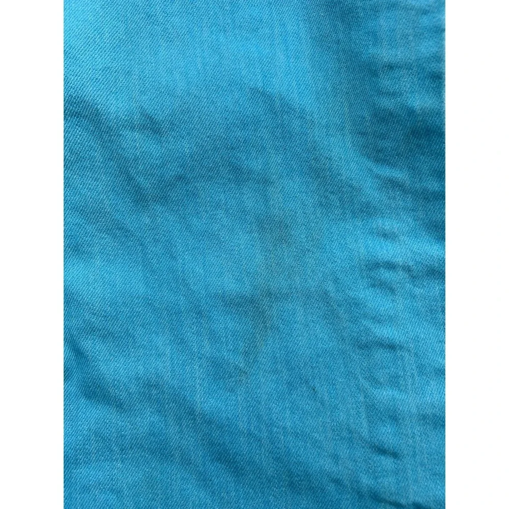 Levi's 501XX Jeans Button Fly Jeans Blue Teal Denim Pants Men's 34x36 Fits 32x29